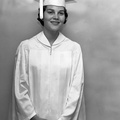 1259  Julia Drennan cap  gown May 27 1962
