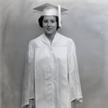 F:\1260- Bobbie Abercrombie..cap & gown photo. May 28, 1962