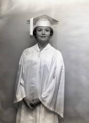 1261 Helen McKinney cap  gown photo May 28 1962