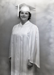 1262 Carolyn Dillashaw..cap gown photo May 28 1962