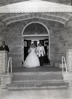 1281 Glenda Scott wedding Mt. Moriah Baptist Church Greenwood June 24 1962