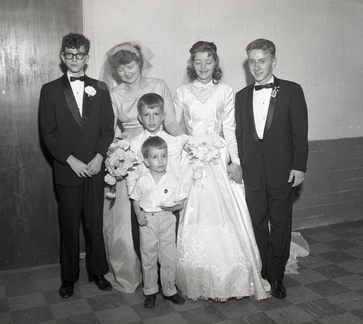 1286 Betty Massey wedding Catholic Church Washington July 14 1962