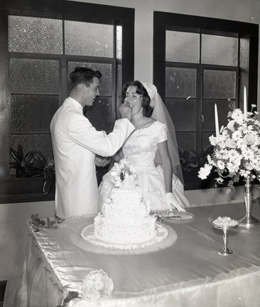 1287 Patricia Crouch wedding McCormick Methodist Church July 14 1962