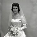 1302- Diann Scruggs wedding dress photo  August 31 1962