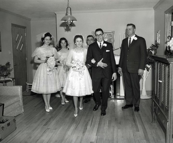 1370- Moragne-Holloway wedding March 3 1963