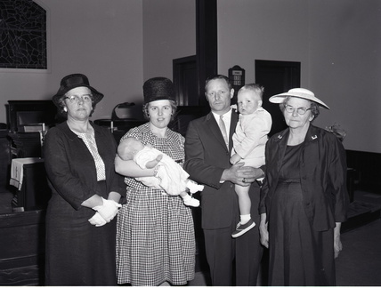 1387- Sam Lindley  Baby Christening April 14 1963