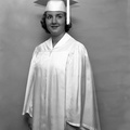 1417 Joyce Harmon cap & gown photo May 15 1963