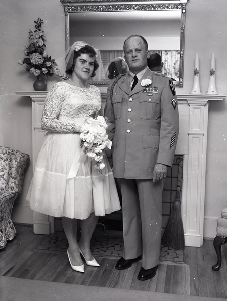 1419- Joe and Inge Bailey wedding photo May 18 1963