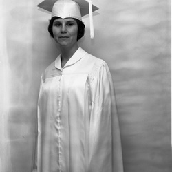 1426-Ann Brown Cap & Gown May 26 1963 