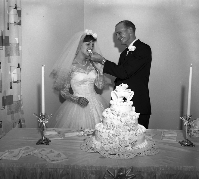 1440- Geraldine Tankersley-Kenneth Broom wedding June 23 1963