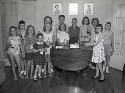 1446- Rev Moore daughter's birthday party July 12 1963