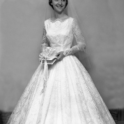 1457- Eugenia Reese Wedding Dress August 2 1963