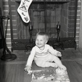 1509- Bettye Sue Brownes little girl Christmas photo November 28 1963