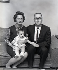 1516- Mr & Mrs Ted Bailey and Susan December 7 1963