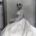 F:\1524- Betty Wardlaw...wedding dress. December 26, 1963