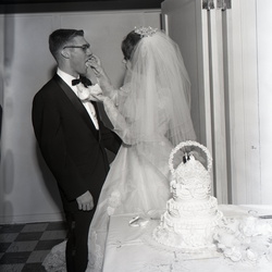 1528 Carolyn Winn-Charles Jackson wedding Plum Branch January 26 1964