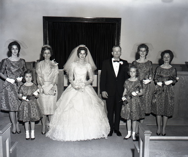 F:\1528- Carolyn Winn-Charles Jackson wedding, Plum Branch. January 26, 1964