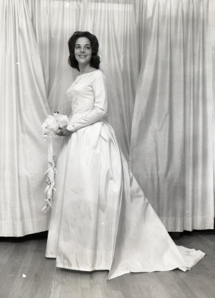 1585- Teresa Drennan wedding dress, June 29, 1964