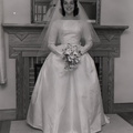 1585- Teresa Drennan wedding dress, June 29, 1964