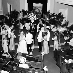 1592 - Sara Beth Glaze and Sonny McGee wedding August 9 1964
