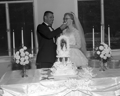 1593- Ima Tatom Wedding Dress August 16, 1964