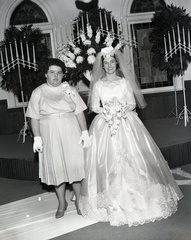 1638- Carolyn Brock wedding Troy ARP church March 7 1965