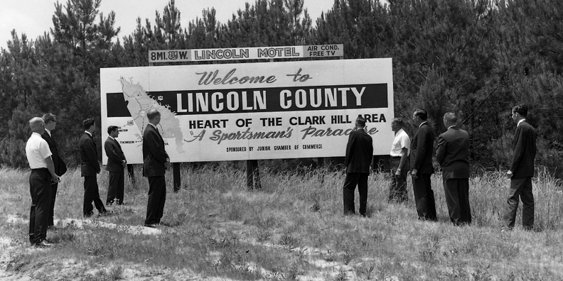 1671 - Lincolnton JC Sign May 9 1965