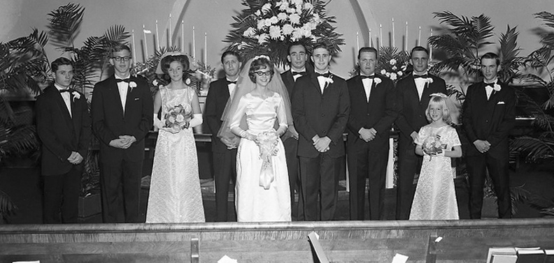 1758-Cheryl Biggerstaff wedding, January 21,1966