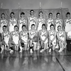 1763- McCormick High School basketball photos February 4 1966