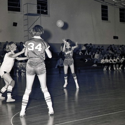 1767- MHS Basketball action February 1966