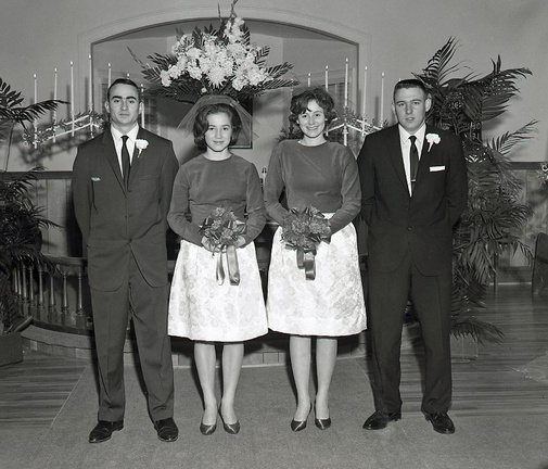1768-Shirley Arnett wedding. February 13,1966