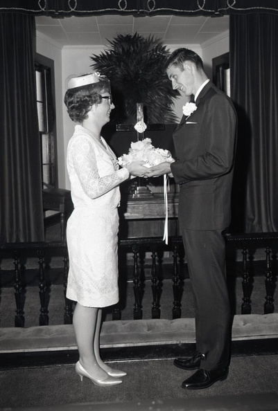 1777- Joyce Harmon-Bruce Palmer wedding, April 8, 1966