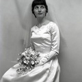 1787- Inez Haynes  wedding dress April 20 1966