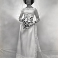 1799- Helen McKinney wedding dress May 16 1966