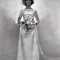 1799- Helen McKinney wedding dress May 16 1966