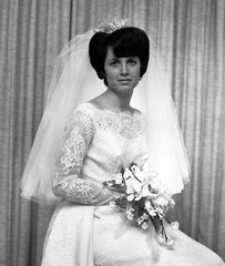 1837- Jane Talbert wedding dress  August 20 1966