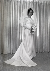 1873- Judy McKinney wedding dress January 14 1967