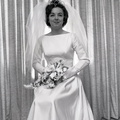 1873- Judy McKinney wedding dress January 14 1967