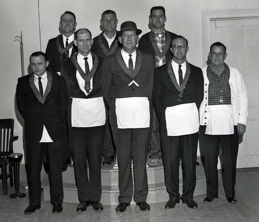 2051- Parksville A. F. M. Officers, January 26, 1968