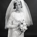 2058- Judy Martin wedding dress, February 1, 1968