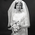 2058- Judy Martin wedding dress, February 1, 1968