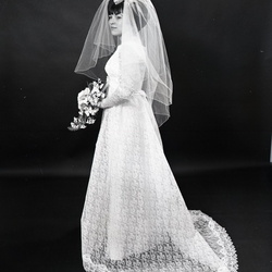 2060- Mary Moragne wedding dress February 6 1968