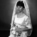 2091- Diane Goolsby- Wedding dress. March 28, 1968