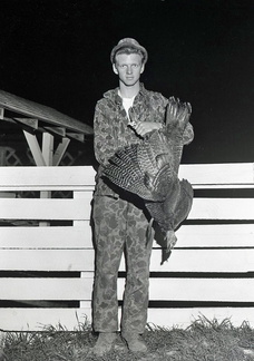 2096- Wild turkeys Robert, Betty, and Bernie Edmunds, April 1 and 2, 1968