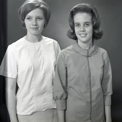 2105- MHS Girls State Lucy Burch & Margaret Brown April 17 1968