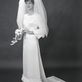 2122- Gene Winn wedding dress, April 27, 1968