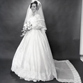 2127- Sandra Link wedding dress, May 4, 1968