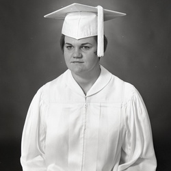 2131- Irma Joan Edmunds cap and gown May 9 1968