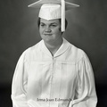 2131- Irma Joan Edmunds cap and gown, May 9, 1968