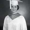 2137- Jean Price cap and gown, May 15, 1968